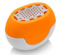 Microplane 34830 FlexiZesti Zester Tool Stainless Steel/Orange, 7 x 3.8 x 5.5 cm