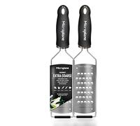 Microplane Gourmet Series Extra Coarse Grater Black FREE Slider Attachment Worth £6.95
