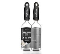 Microplane Kitchen Grater Coarse for Cheese, Carrot, Ginger, Coconut, Nuts and Horseradish with Stainless Steel Blade - Made in USA