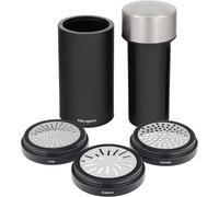 Microplane Universal Mill Stainless Steel Grater with a lid | Ideal for Cheese,