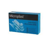 Microplast BLU Detctb Plasters PK100