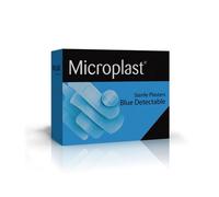 Microplast Blue Detectable Plasters Box 100 7Cm X 2Cm