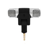 MicropMini Stereo Microphone Microphone 3.5 mm Gold Plated Connector Jachone with 3.5 mm Jack Connector Microphe 6 × 6 × 2 Mini Stereo Microphone Microphone Plated Connector