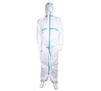 MICROPOROUS DISPOSABLE COVERALL WHITE XL