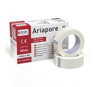 Microporous Medical Tape Waterproof, 12 Rolls 1.25cm x 10m - Hypoallergenic Surgical Tape for Wound Care, Dressings & Face, First Aid Waterproof Bandage for Sensitive Skin