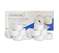 Zopper - Microporous Surgical Tape 2.50cm x 9.1m - Medical Tape for Skin, Dressings and Face -Non-Woven Hypoallergenic Optimum Adhesion Painless Removal First Aid Tape | (12 Rolls)