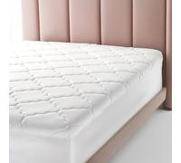 Micropuff Twin XL Mattress Pad Dorm XL Mattress Cover, Ultra Soft Down Alternative Fiber Fill, Twin Extra Long Size 39x80 - Fitted Sheet Stretches to 15 Inches Deep