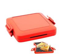 Micros Munchy Microwave Toastie Sandwich Maker - Wireless Toastie Maker with Adjustable Silicone Straps, 17 x 14 cm