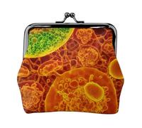 microscop eukaryotic cells Print Coin Purse Cell Phone Pouch Clasp Wallet Handbags Buckle Kiss Lock Key Women Bag