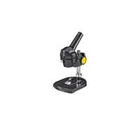 Microscope 20x Illumination for observing stones, coins, leaves or similar including two-tone object plate and sturdy transport case.