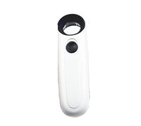Microscope 40X21MM Mini LED Double Light Hand Jewelry Magnifier Microscope
