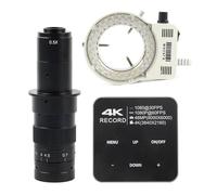 Microscope 48MP 4K Digital HDMI USB Microscope Camera Touch Panel With 180X Lens Light For Phone Repair Soldering
