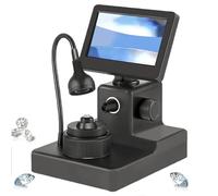 Microscope 50x-1000x with LED Light, 4.3" Jewelry Sight Kit for Accurate Identification of Diamonds, Coins, Stamps, and More