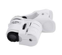 Microscope 60X-Zoom LED Clip Loupe with UV Currency Detector Jewelry & Antique Evaluating