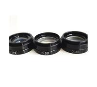 Microscope Accessories 0.3X/ 0.5X/ 0.75X Auxiliary Objective Lens Barlow Reduction Lens M42 Thread for Industry Microscope 180X Lens Durability And Reliable Performance(0.3X)
