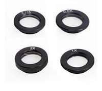 Microscope Accessories 0.5X 0.75X 1X 2X M24*0.75 Industry Microscope Camera Parallel Light C-Mount Barlow Aux Auxiliary Glass Lens Durability And Reliable Performance(0.5X 0.75X 1X 2X)