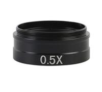 Microscope Accessories 0.75X 0.5X 2.0X 0.35X 1X Barlow Auxiliary Lens For 200X 180X 300X C MOUNT Lens Microscope Camera Durability And Reliable Performance(0.5X)