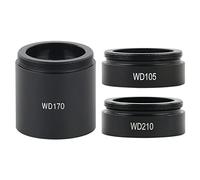 Microscope Accessories 0.7X-5X Adjustable Zoom Magnification WD105 WD210 WD170 C Mount Monocular Lens For Video Microscope Camera Durability And Reliable Performance(WD105 WD170 WD210)
