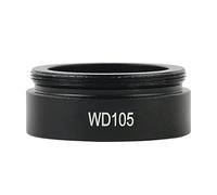 Microscope Accessories 0.7X-5X Adjustable Zoom Magnification WD105 WD210 WD170 C Mount Monocular Lens For Video Microscope Camera Durability And Reliable Performance(WD105 Barlow Lens)