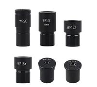 Microscope Accessories 1 pcs Biological Microscope Eyepieces WF5X WF10X WF16X WF20X WF25X WF30X Accessory Wide Field Wide Angle Lens 23.2mm Diameter Durability And Reliable Performance(1pcs WF16x Rule