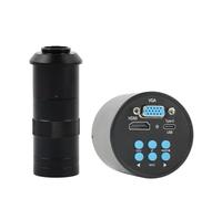 Microscope Accessories 1080P VGA HDMI USB Type-c PC C Mount Video Microscope Camera Industrial Lab Jewelry Electronic Digital PCB Soldering Durability And Reliable Performance(With 100x lens)