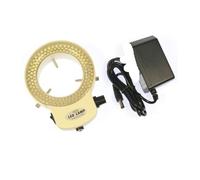 Microscope Accessories 144 LED Ring Lamp Illuminated Magnifier Light Source With 110V- 240V AC Adapter Durability And Reliable Performance(White)