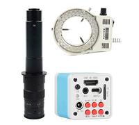 Microscope Accessories 180X 300X 200X 500X Zoom Lens 4K UHD I_MX334 Digital Microscope HDMI USB Type-C 3.0 Industrial Electronic Microscope Camera Durability And Reliable Performance(300x lens with Li