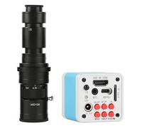 Microscope Accessories 180X 300X 200X 500X Zoom Lens 4K UHD I_MX334 Digital Microscope HDMI USB Type-C 3.0 Industrial Electronic Microscope Camera Durability And Reliable Performance(With 500x lens)