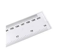 Microscope Accessories 1m/1.5m/2m Film Ruler Calibration Transparent Flexible Film Scale 0.1mm/0.5mm Measuring Tools Soft Tape Straightedge(100CM (Scale 0.5mm))