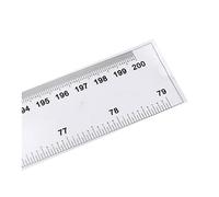 Microscope Accessories 1m/1.5m/2m Film Ruler Calibration Transparent Flexible Film Scale 0.1mm/0.5mm Measuring Tools Soft Tape Straightedge Durability And Reliable Performance (Size : 200CM (Scale 0.