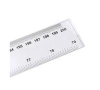 Microscope Accessories 1m/1.5m/2m Film Ruler Calibration Transparent Flexible Film Scale 0.1mm/0.5mm Measuring Tools Soft Tape Straightedge(200CM (Scale 0.5mm))