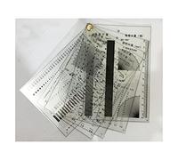 Microscope Accessories 1sets Gauge Point Gauge Transparent Film Stain Card Surface Quality Inspection Durability And Reliable Performance(5 type)