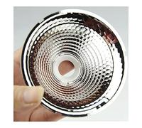 Microscope Accessories 2 pcs COB reflector cup diameter 92mm 24° 60° aluminum Reflector COB LED Integrated Light Source Reflector Durability And Reliable Performance(24 degrees)