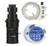 Microscope Accessories 2023 4K 48MP 1080P Sensor Type-c PC Industrial Video Microscope Camera Video Recorder Durability And Reliable Performance(200x lens with Light)