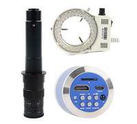 Microscope Accessories 2023 4K 48MP 1080P Sensor Type-c PC Industrial Video Microscope Camera Video Recorder Durability And Reliable Performance(300x lens with Light)