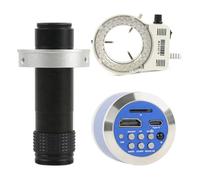 Microscope Accessories 2023 4K 48MP 1080P Sensor Type-c PC Industrial Video Microscope Camera Video Recorder Durability And Reliable Performance(130x lens with Light)