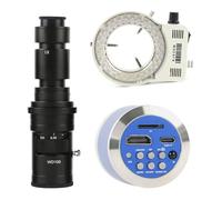 Microscope Accessories 2023 4K 48MP 1080P Sensor Type-c PC Industrial Video Microscope Camera Video Recorder Durability And Reliable Performance(500x lens with Light)