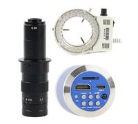 Microscope Accessories 2023 4K 48MP 1080P Sensor Type-c PC Industrial Video Microscope Camera Video Recorder Durability And Reliable Performance(180x lens with Light)