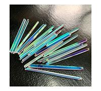 Microscope Accessories 20PCS Defective Long Strip Sticks Optical Glass Prism Rainbow For Physics Teaching Durability And Reliable Performance