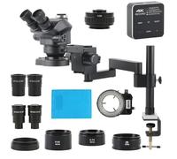 Microscope Accessories 3.5X-100X 200X Simul Focul Parfocal Stereo Trinocular Microscope Objective Lens 48MP Touch Set HDMI USB Type C Digital Camera Durability And Reliable Performance