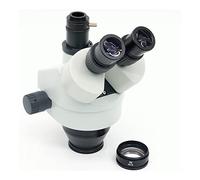 Microscope Accessories 3.5X-90X Simul-Focal Trinocular Zoom Stereo Microscope Head can see 3 eyepiece in the same time Durability And Reliable Performance(7X-90X 2.0X)