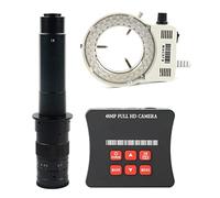 Microscope Accessories 48MP 1080P 60FPS USB Industrial Electronic Microscope Camera C Mount Durability And Reliable Performance(300x lens with Light)