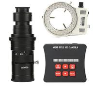 Microscope Accessories 48MP 1080P 60FPS USB Industrial Electronic Microscope Camera C Mount Durability And Reliable Performance(200x lens with Light)