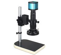 Microscope Accessories 48MP 4K 2K 1080P HDMI USB Electronic Digital Video Microscope Camera 10-130X Zoom C Mount Lens 56 LED Light Durability And Reliable Performance(B)