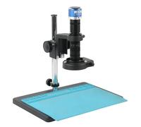 Microscope Accessories 48MP 51MP 4K 2K HDMI USB VGA Video Microscope Camera with 200X 300X 600X 800X Parallel Light Path Monocular Zoom C mount Lens Durability And Reliable Performance(4K TF HDMI USB,