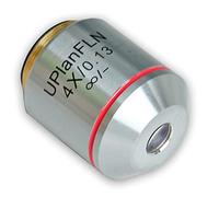 Microscope Accessories 4X 10X 20X 40X 100X 20mm RMS Thread Interface Fluorescent Objective Lens Durability And Reliable Performance(4X)