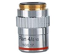 Microscope Accessories 4X 10X 20X 40X 60X 100X Plan Achromatic Microscope Objective Lens Parts Durability And Reliable Performance(Plan 4X)