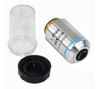 Microscope Accessories 5X 10X 20X 50X 100X PLAN Achromatic Objective Metallographic Zoom Industry Microscope Camera Coaxial Light C-mount Lens Durability And Reliable Performance(50X Lens)