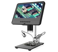 Microscope Accessories AD208S 8.5 Inch LCD Display Screen 5X-1200X Digital Microscope 1280 * 800 Adjustable 1080P Tool Durability And Reliable Performance(Type 1 no Battery)