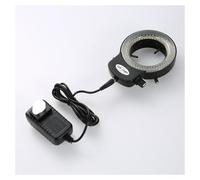 Microscope Accessories Adjustable 6500K 144 LED Ring Light Illuminator Lamp For Industry Stereo Microscope Lens Durability And Reliable Performance(Black)